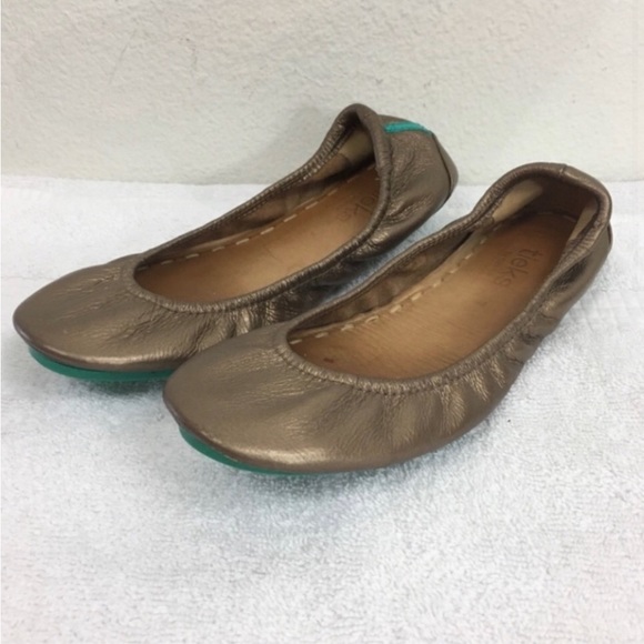 Tieks Shoes Tieks Women Metallic Bronze Leather Classic Ballet